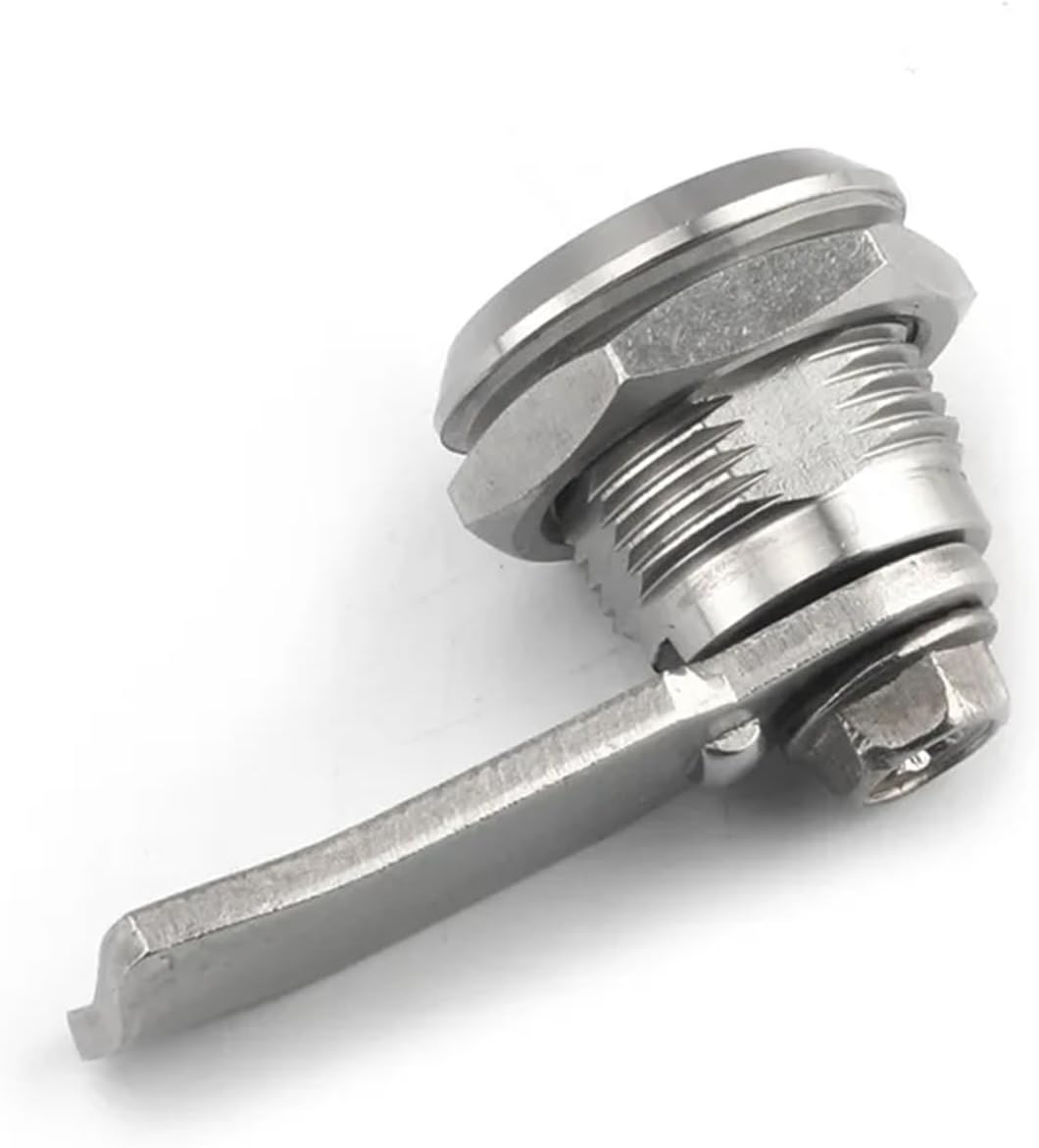 Stainless Steel Hexagonal Lock Core Distribution Box Lock Trash Can Lock 304 Stainless Steel 1Pcs