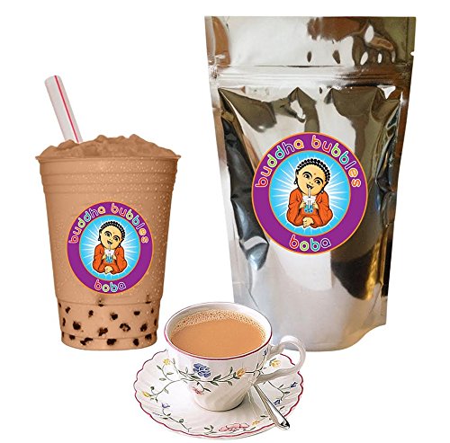 Milk Tea Boba / Bubble Tea Drink Mix By Buddha Bubbles Boba 10 Ounces (283 Grams)