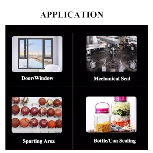 Estresen Silikonschaum Dichtungsstreifen Größe 10mm x 20mm, Quadratischer Schwamm, Weißer Streifen, Weich, für Heimwerker, Fenstertür-Dichtungsmaschine, Dichtungsschaumschlauch Länge:5 Meters