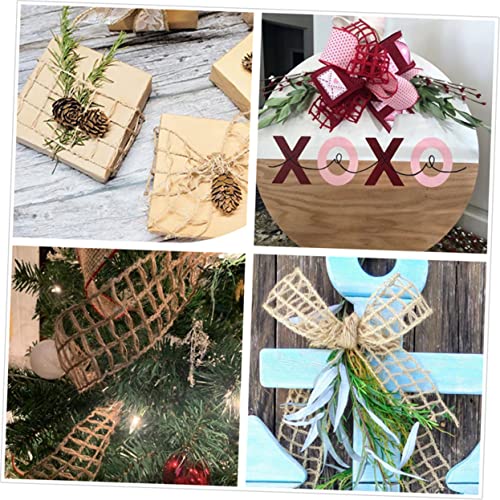 Ruban jute pour décoration de sapin et couronnes de Noël Operitacx