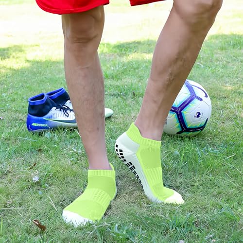 Mens Socks, Non-Slip Football Socks–Dotted Grip Athletic Sock