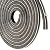 Self-Adhesive Pile Weather Stripping 3/8 Inch x 3/8 Inch x 39.5 Feet Grey Color Fuzzy Door Weather Seal Door Brush Strip in High Density for Window Door Sliding Sash Wardrobe