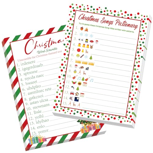 COCHIE 30 Players Christmas Party Games for Adults Family Office Large Groups, Xmas Parties Songs...