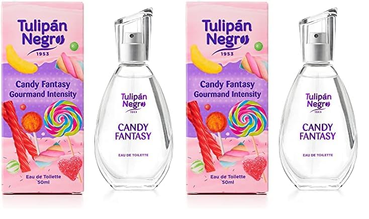 TULIPÁN NEGRO, AGUA DE COLONIA CANDY FANTASY 50ML (Paquete de 2)