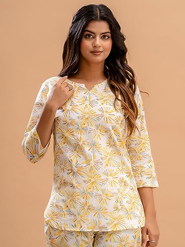 Image of feranoid Women Full Sleeves Cotton Nightsuits