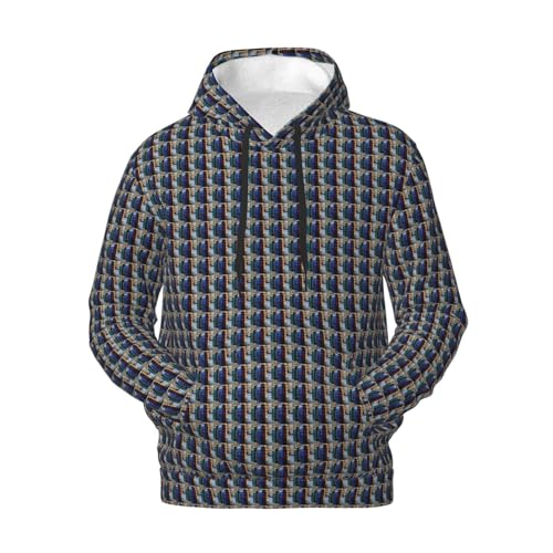 Sweat à capuche cabine britannique homme noir pour vos sorties urbaines d'automne