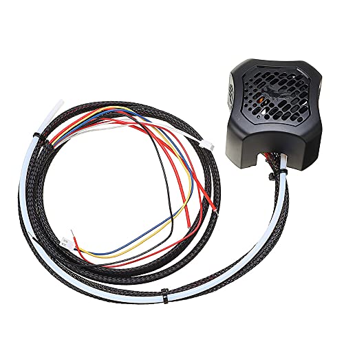 HICTOP Ender 3 V2 Hotend 24V Full Assembled Ender 3 V2 Hotend Replacement Extruder Kit Accessories with Silicone Cover Fans for Creality Ender 3 V2 3D Printer - Thumbnail 5