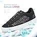 Obtaom Women Glitter Sneakers Sparkly Sequin Canvas Fashion Sneakers Comfortable Lace Up Shiny Bling Shoes for Wedding Party(Black Glitter Canvas,US8)