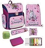  Horse Champion Pferde Schulranzen Scooli Cosmos (6 teiliges Set)