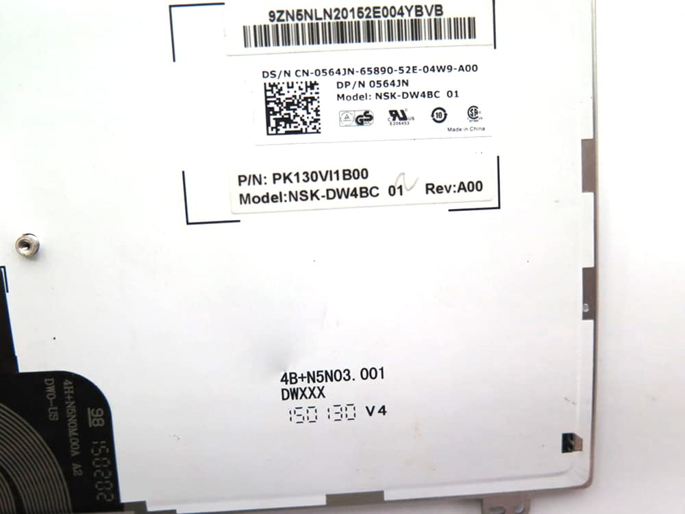Tastiera Dell QWERTY UK 105 – Per Latitude E6520/E6530, Precision M4600/M4700/M6700, Nuova