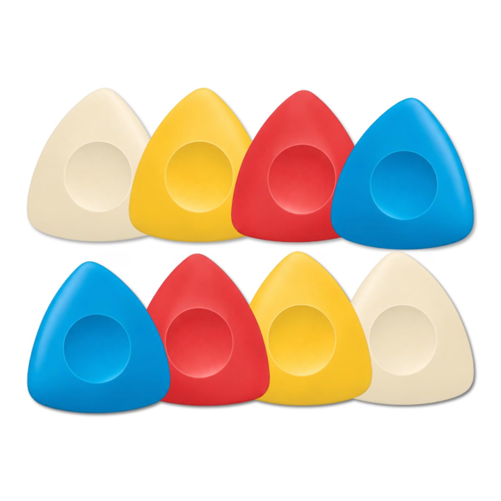 AMSGANK 8 Stück Schneiderkreide, 4 Farben Nähkreide Stoffkreide Schneiderkreidestift Stoff Marker Stift zum Markieren Von Diversen Stoffen, Ledern, Handwerk, Nähmarker