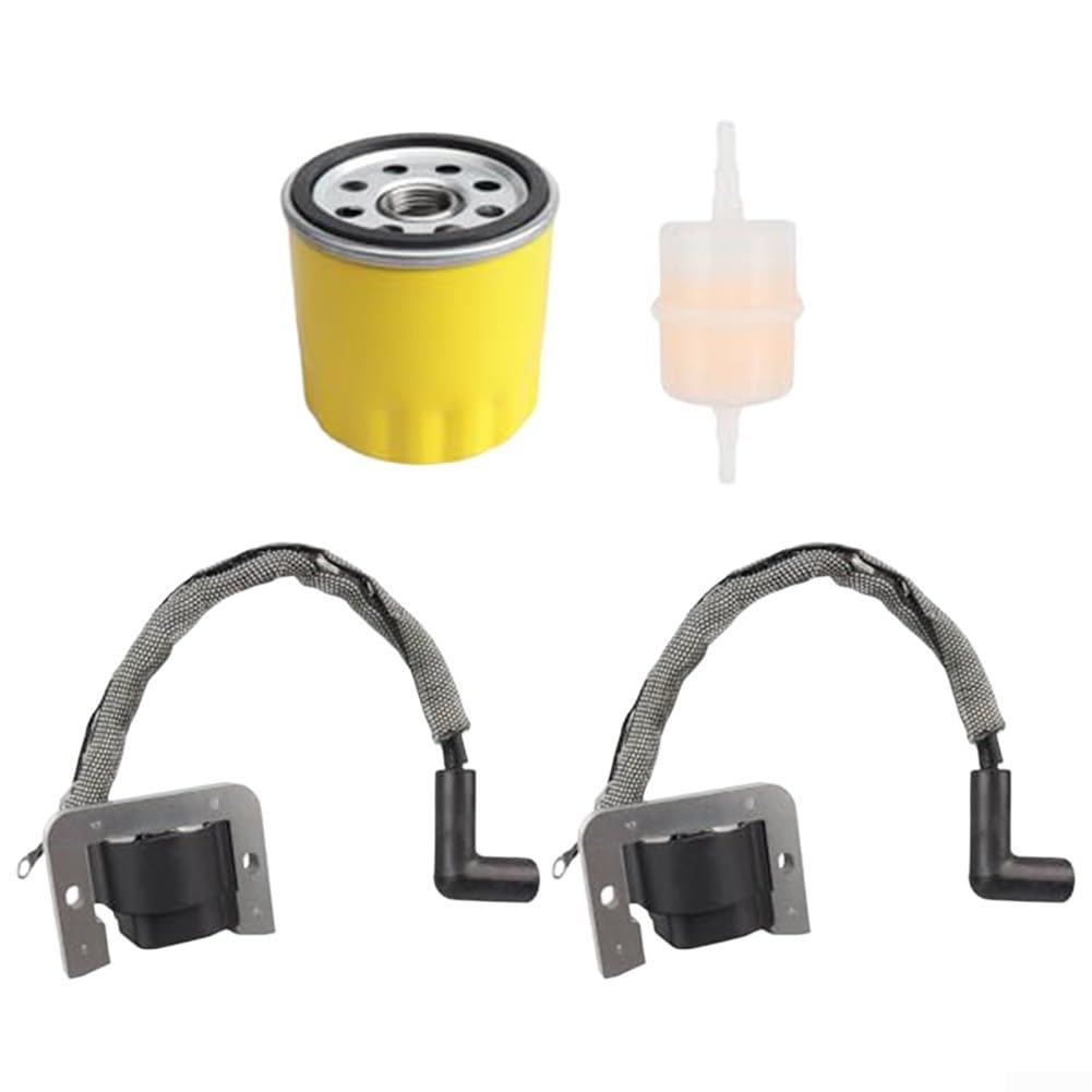 Kit di 2 bobine di accensione di ricambio per motori CV742 CH742 XT675 XT775, compatibile con 24584176S 24584109S 2458493S, componente elettrico per trattori da giardino