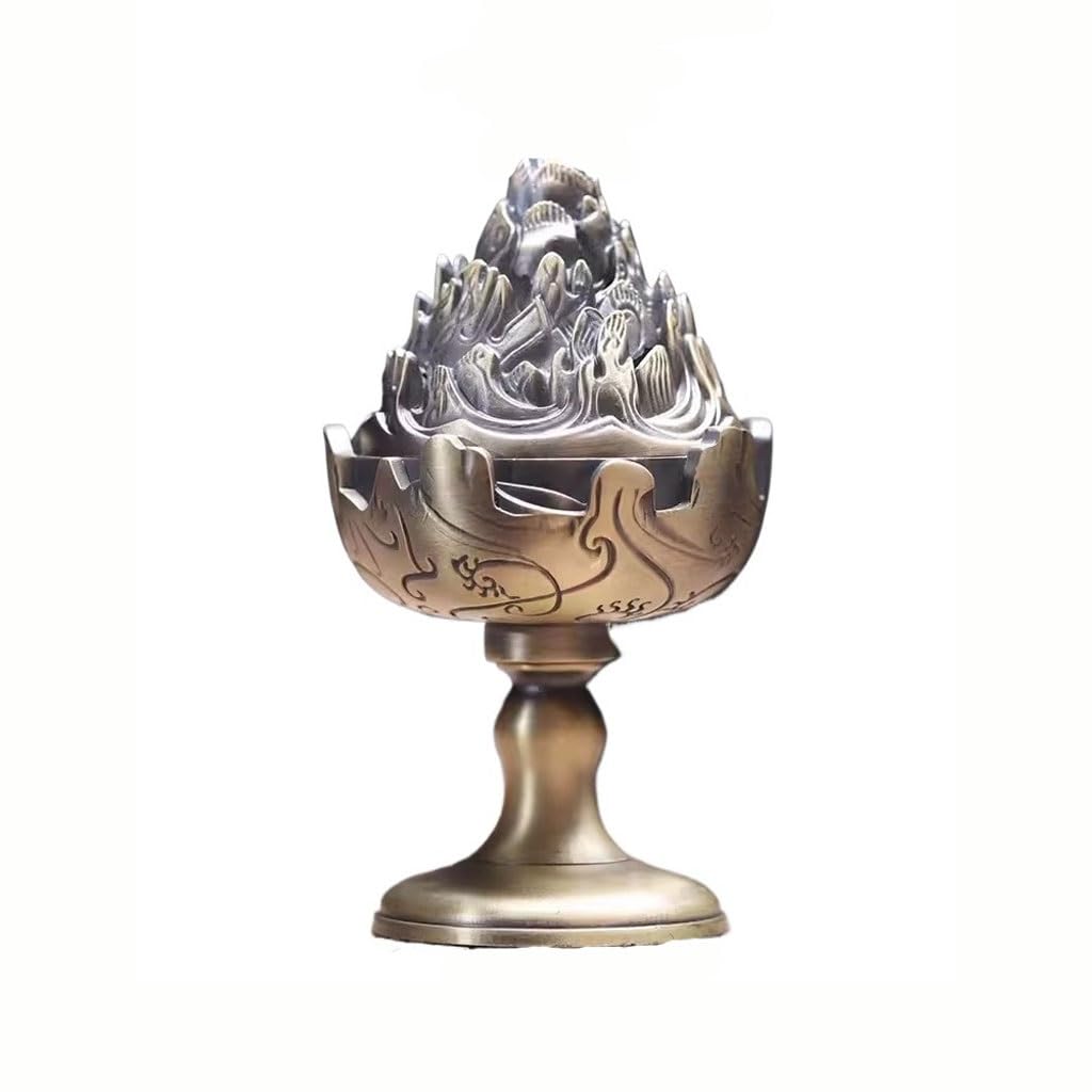 Incense Holder Base Chinese Antique Incense Burner Household Indoor Tea Ceremony Seal Sandalwood