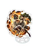Figura de acción de Eren Jaeger de Attack on Titan, figura de acción, juguetes, decoración de escritorio, exhibición, figuras de pie, regalo, 5.9 pulgadas