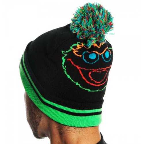 Bonnet Rue Sésame vert fluo pour affronter le froid en ville avec style