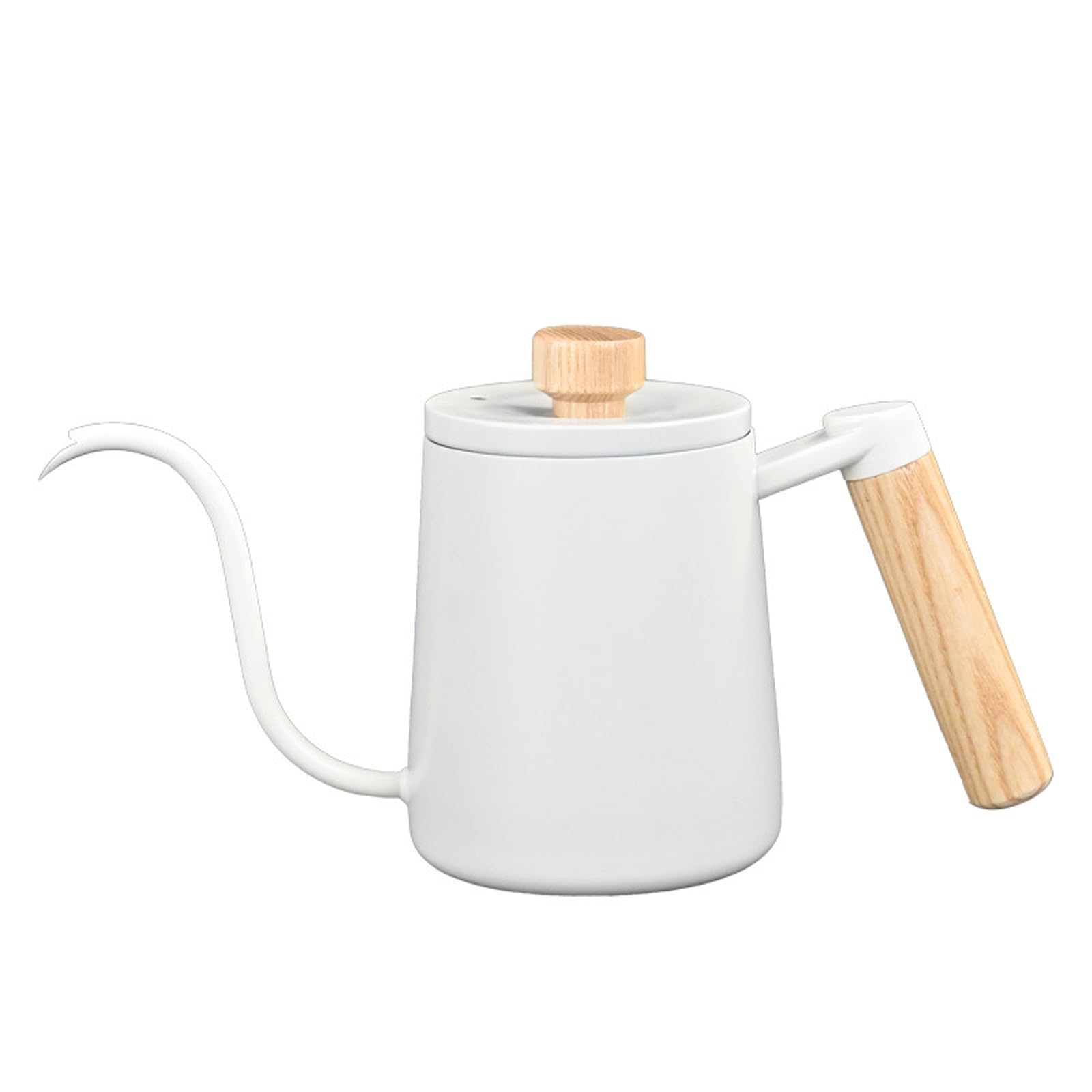 Tsophreniq Delicate 350ml Nonrust Steel Coffee Kettle Includes Lid for Protections and Excellent Heat Retention Brewing Homes Use Pouring Over Coffee Kettle