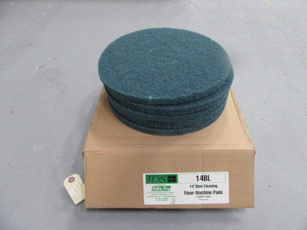 14BL Floor Machine Pads 14" Blue Poly-Resin (Pack of 15)