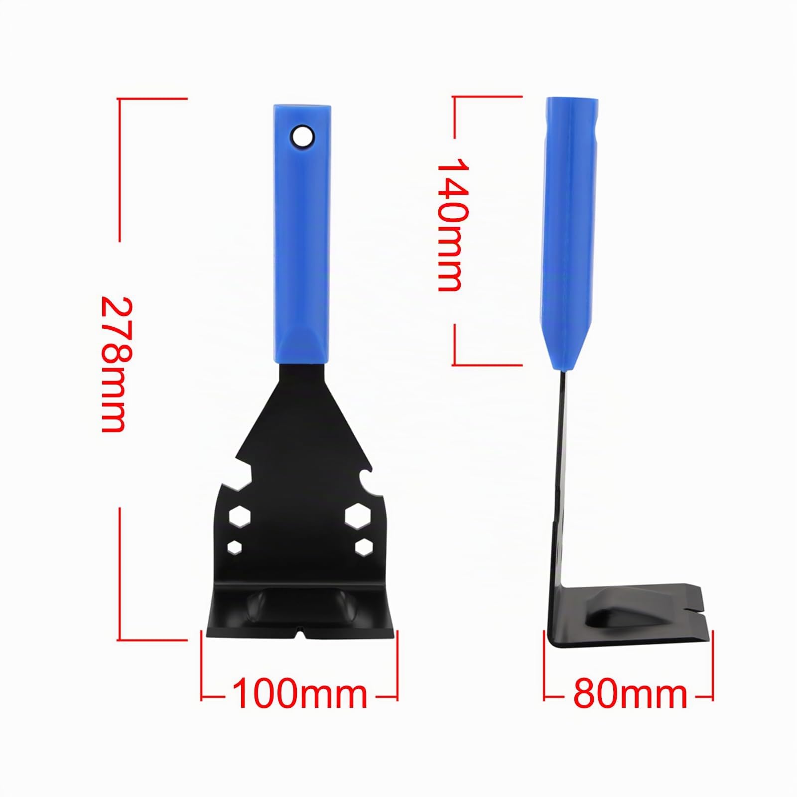 Outil de retrait de garniture Twilight Garage, barre de levier multi-outils robuste pour enlever les moulures, garnitures de sol en bois, plinthes, revêtements de porte, carreaux, extraction de clous