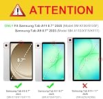 Fintie Étui antichoc pour Samsung Galaxy Tab A11/ A9 8.7 De pouce (SM-X130/X133/X110/X115), Tuatara robuste Unibody Hybrid Protection complète Bumper Kickstand Cover w/Construit-in Screen Protecteur, Noir , [Double Layer] robuste Unicorp Hybride Protection