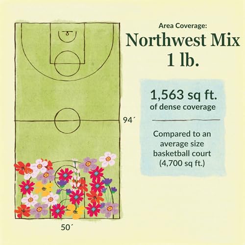 Image of Ferry-Morse Pacific Northwest Bulk Wildflower Seeds, 280,000+, 1 lb