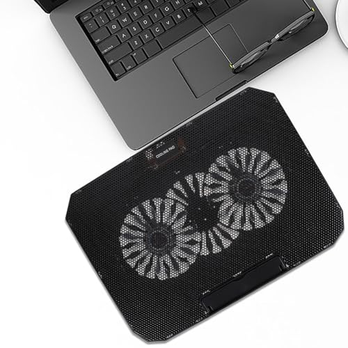 Base refrigerante para laptop con doble ventilador silencioso miniatura 3
