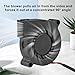 4Pcs 6015 Cooler 5V DC Blower Brushless USB Cooling Fan 60mmx15mm Turbo Blower Fan 2.36 in PC Computer Case Centrifugal Fan for PC CPU Case 3D Printer Cooling