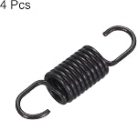 MECCANIXITY Microwave Oven Door Spring Universal Latch Spring Aluminum 7MM Compatible for Oven Stove Range Black 4PCS