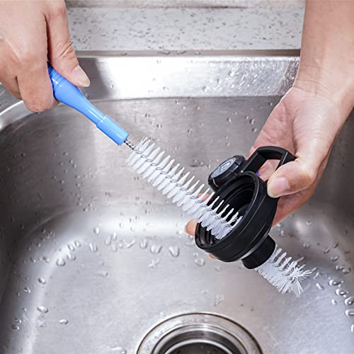 Bottle Brush Cleaner 5 Pack - Long Handle Water Bottle And Straw Cleaning Brush Set For Washing Narrow Neck Bottles, Sport Bottles, Kombucha, Tumblers, Wine Decanter, Flask, Beer Brewing Supplies #TOP7