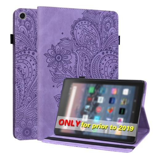 VODEFOX Amazon Kindle Fire HD 8 ��8/��7/��6����P�[�X 2016/2017/2018 �G���{�X���H �E�� �ԕ� PU���U�[ ��܂���z �ϏՌ��J�o�[ �y���V���z���_�[�S���o���h�t�� �p�[�v��
