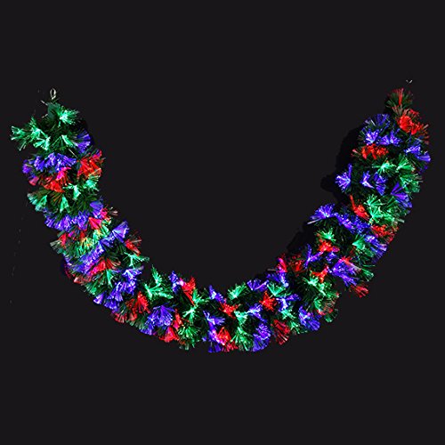 Autour de Minuit 5SAF148MC Las Vegas Guirlande avec 180 LED Fibre Optique Multicolore 200 cm Cover