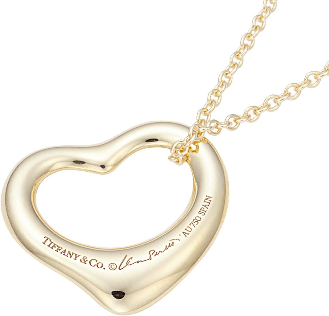 [ティファニー] TIFFANY 18KYG イエローゴールド エルサ・ペレッティ オープン ハート ペンダント ネックレス スモール 10667356 [並行輸入品]