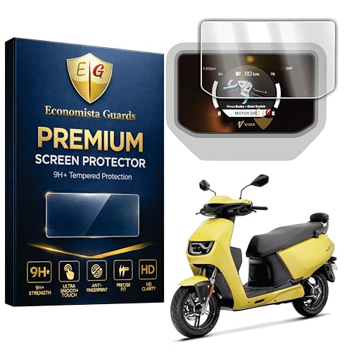 Image of 9H Screen Guard for Your Hero Vida VX2 Plus & VX 2 Go [2025+] Electric Scooter || 4.3 Inch | LCD Digital Meter Protector | Anti-Scratch TFT Display Cover | HD Clarity Speedometer Film | Scooter Dashboard Accessory