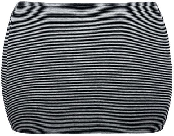 Striped Breathable Cotton Lumbar Pillow for Car Office Chairs Detachable Washable Cushions