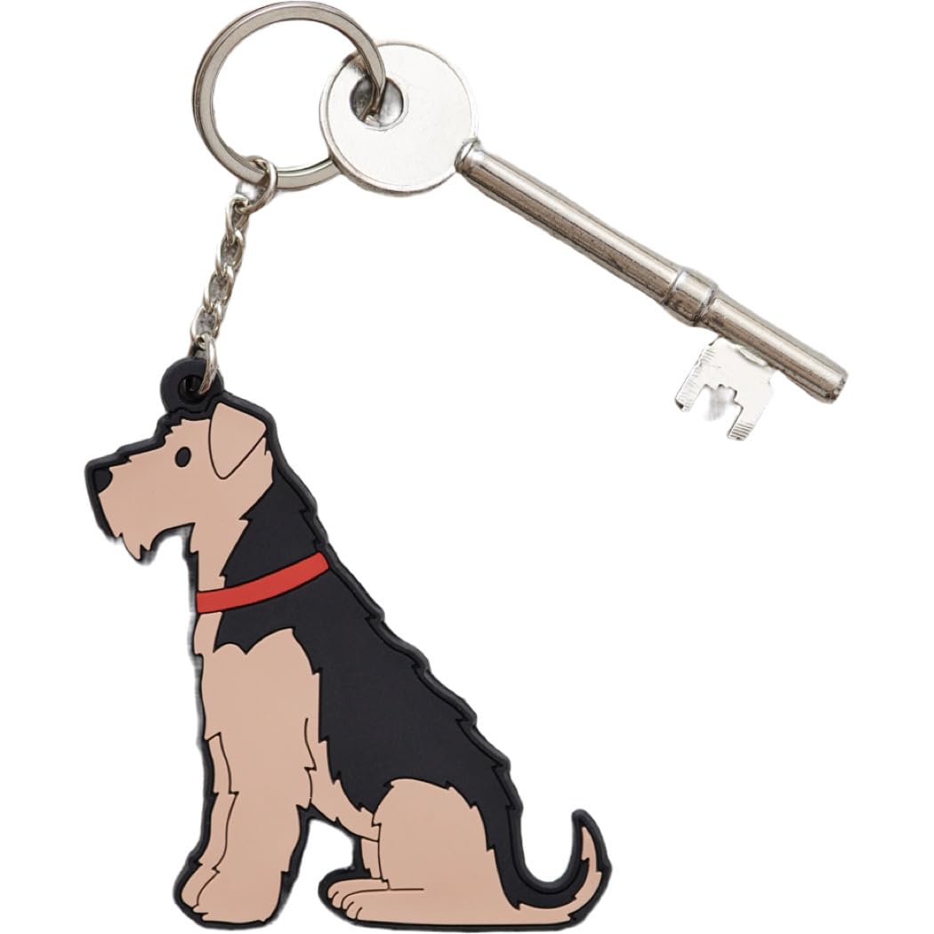 Sweet William Designs Airedale/Welsh Terrier Keyring