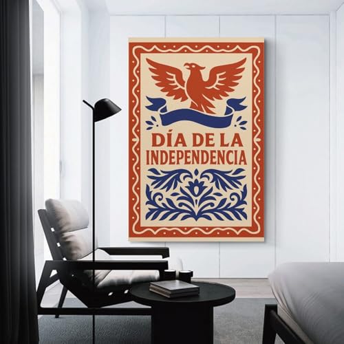 Affiches Sur Toile Dia De La Independencia Grand Tableau Mural Salon 50x75cm