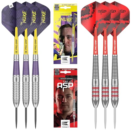 Dardos de punta de acero de 22g Target Darts set ideal para jugar con amigos en casa