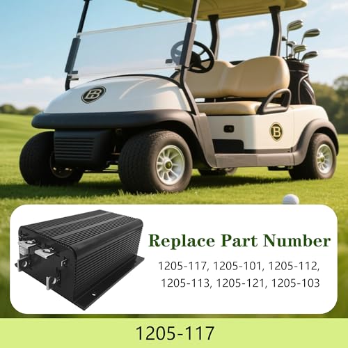 Image of 1205-117 DC Motor Controller Compatible with EZGO Golf Cart 36V 400A 0-5KΩ 1204-032 1204-004 1204-009 1205-101