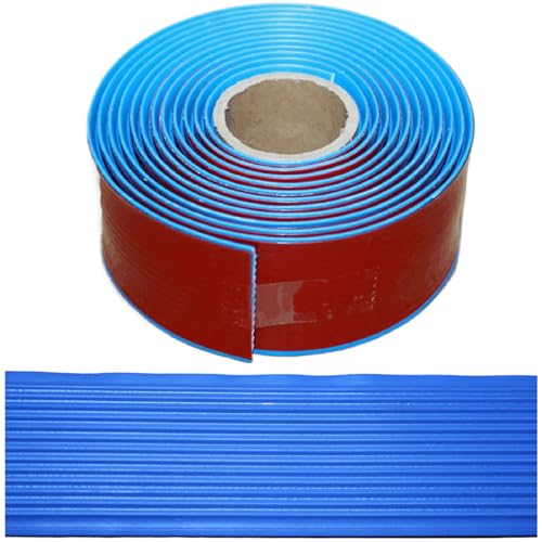 Image of Anti Slip Tape 2 Inch Wide, Waterproof Grip Adhesive Tape, Heavy Duty High Traction Friction for Indoor /Outdoor Steps (33 Ft /Blue).