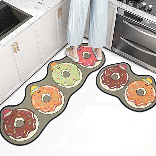 Image of HomeCloud Rubber 6mm Fruit Printed Thick Anti Slip, Washable, Big Size, Printed, Designer Folding Kitchen Mat for Floor Home Bedroom -, Standard Size (40 x 120 cm 40 x 60 cm)