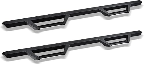 Stehlen 642167818991 Compatible con Ford F150 SuperCrew 2009-2014 (tripulación) Cab Hoop Drop Side Nerf Bars Rail Estribos v2 - Negro mate