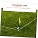 BESPORTBLE 2pcs Multi-Functional Agility Training Poles with Sturdy Plastic Base for Soccer Skills Development Durable Soccer Equipment for Outdoor Use