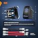 Nilight Speaker Rocker Switch Led Light Bar 5 Pin Laser On Off SPST switches 20A/12V 10A/24V Blue with Jumper Wires Set for Cars Trucks Boats ATVs UTVs RVs