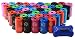 880 Pet Waste Bags, Dog Waste Bags, Bulk Poop Bags on a roll, Clean up poop bag refills - (Color: Rainbow of Colors with Paw Prints) + FREE Bone Dispenser, by Downtown Pet Supply