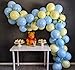 Pastel Balloon Garland Arch Kit with 100 pcs Blue and Yellow Balloons, DIY Balloon Bouquet Kit for Baby Shower, Wedding Bachelorette Birthday Party , Balloon Decorations