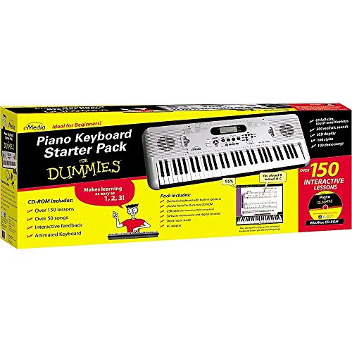 eMedia Piano Keyboard Starter Pack For Dummies (61-key USB-MIDI keyboard with piano lessons) - Thumbnail 2