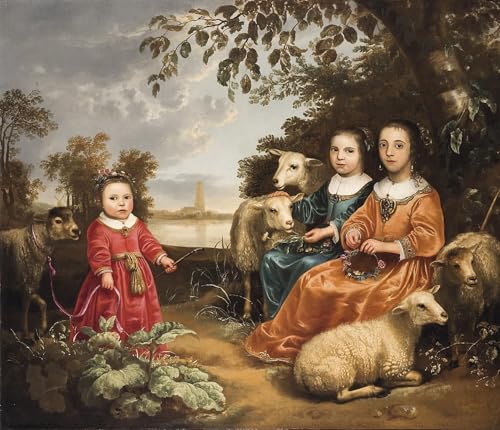 Tableaux murale art poster Aelbert Cuyp pour salon élégant et bucolique