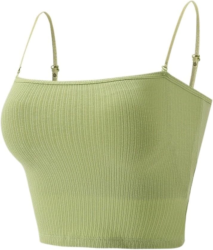 JSEIAJB Sexy Suspender Versatile Vest Breathable Women's Underwear Beautiful Back Fixed Cup