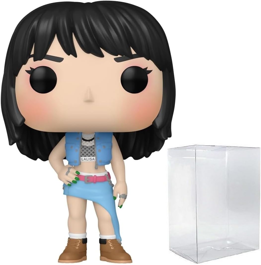 POP Rocks: Blackpink - Lisa Funko Vinyl Figure (Bundled with Compatible Box Protector Case), Multicolored, 3.75 inches