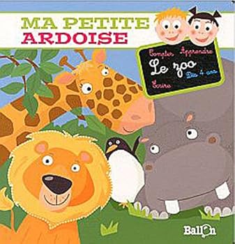 Board book "ma petite ardoise ; le zoo" [French] Book