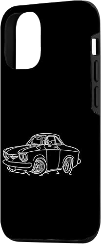 Miniatura 2 de Funda para iPhone 14 1960 Corvair Cartoon Monza Coupé